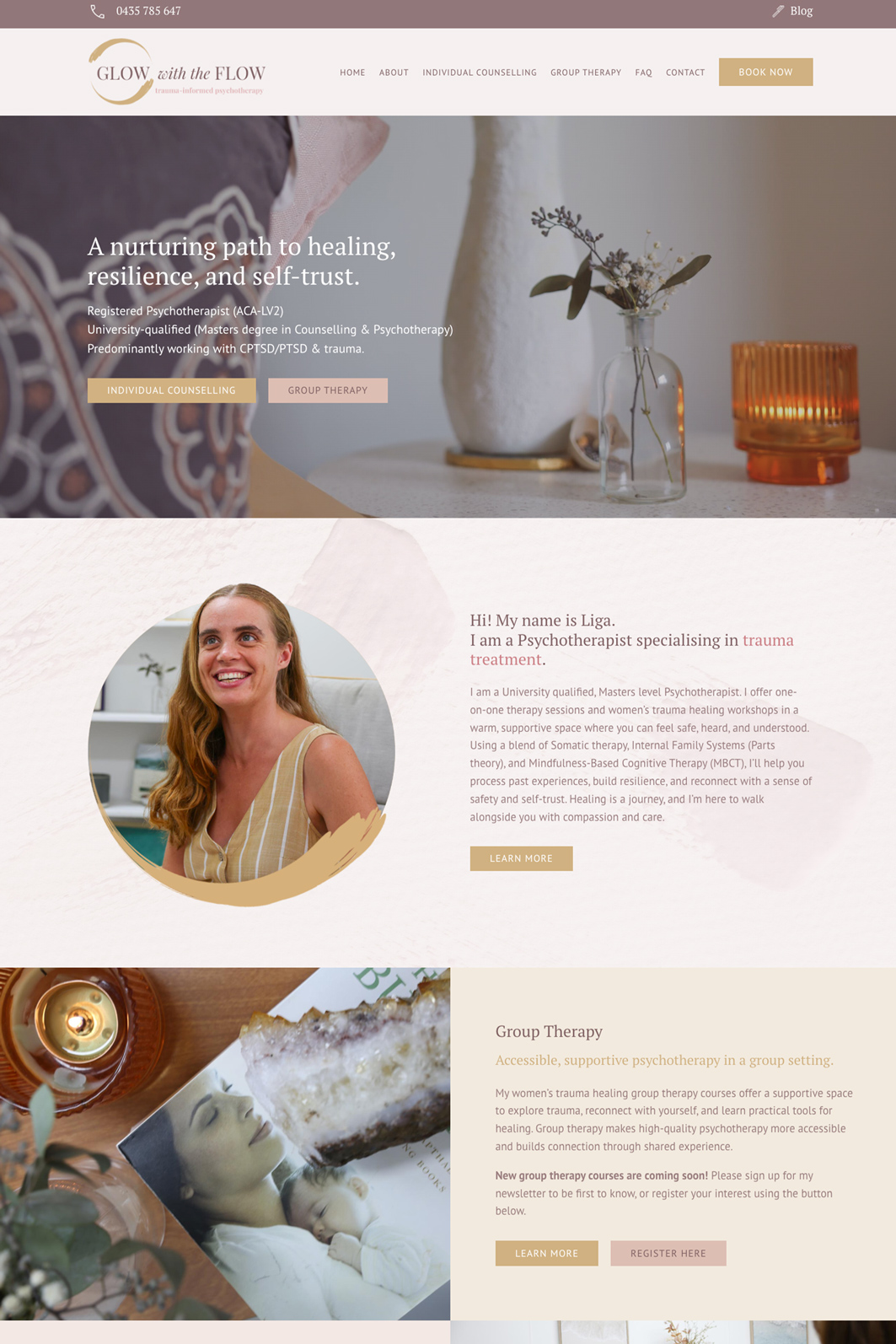 Glow-with-the-flow-website-screenshot