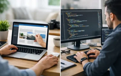 Website Builder Versus Developer for Your Business